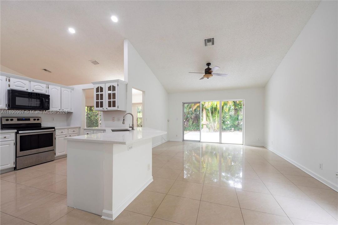 Kitchen and Family Room