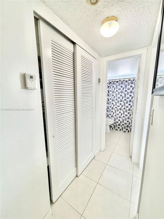 Closet in hallway