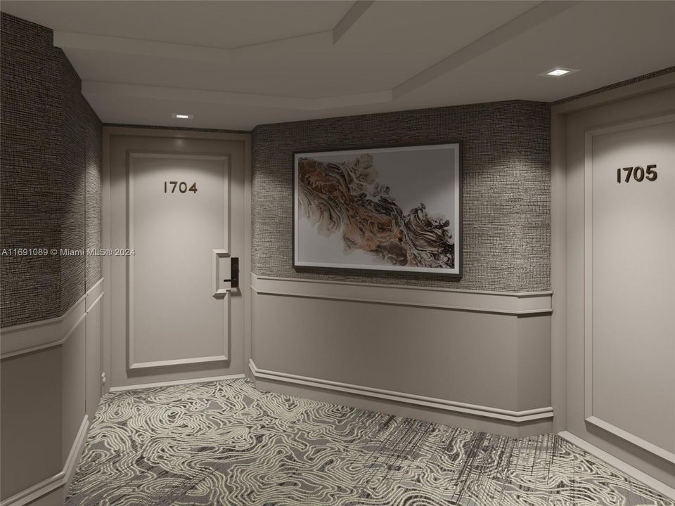 Approved New Hallway Rendering