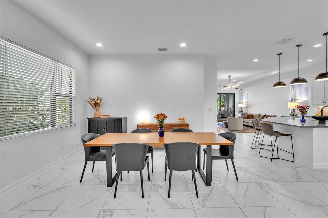 Dining Area - Well Lit Open Concept