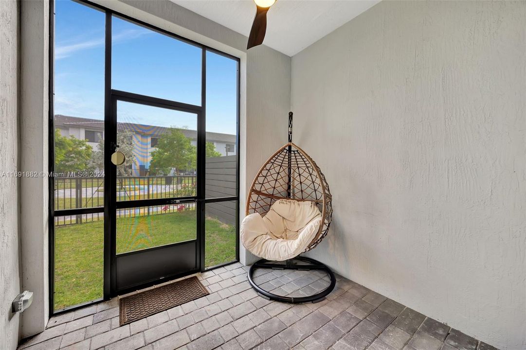 Screened Porch overlooking Garden