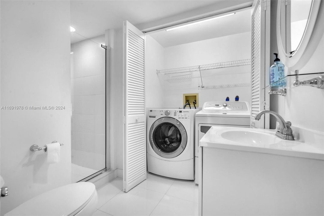 Third Bathroom and Laundry room.