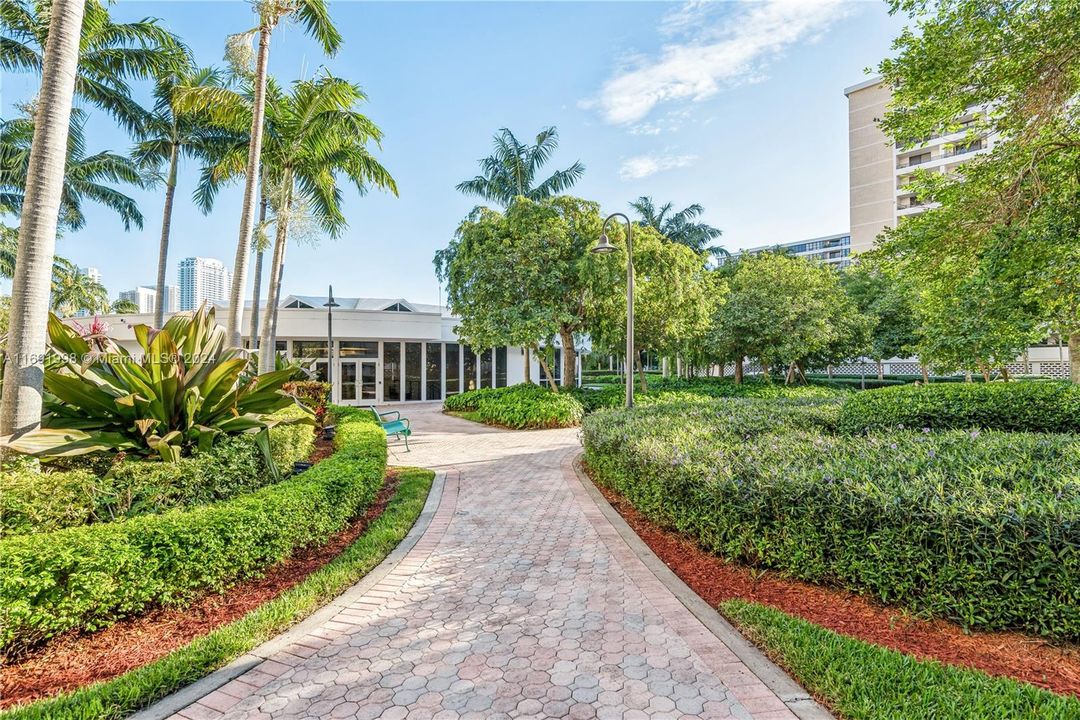 Walking Path to the Newly Built Recreation Center