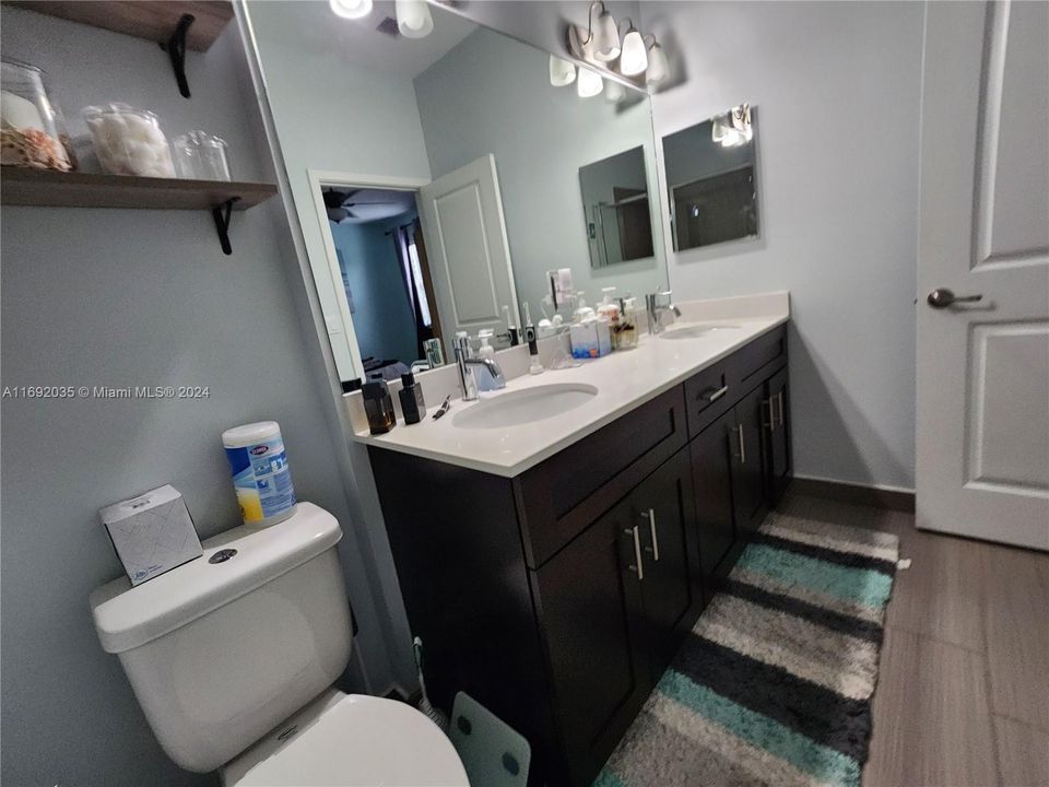 Second master bath on the second floor