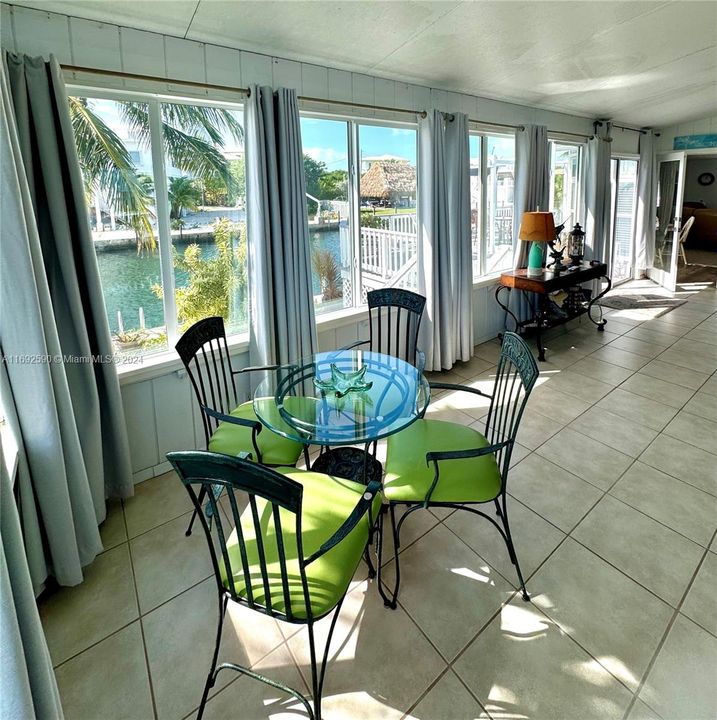 dining area in Sunroom