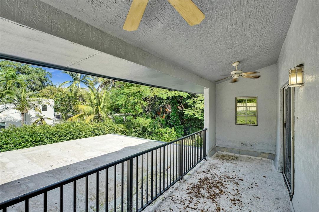 Patio off of the Master bedroom