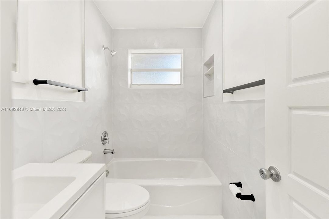 Completely renovated bathroom