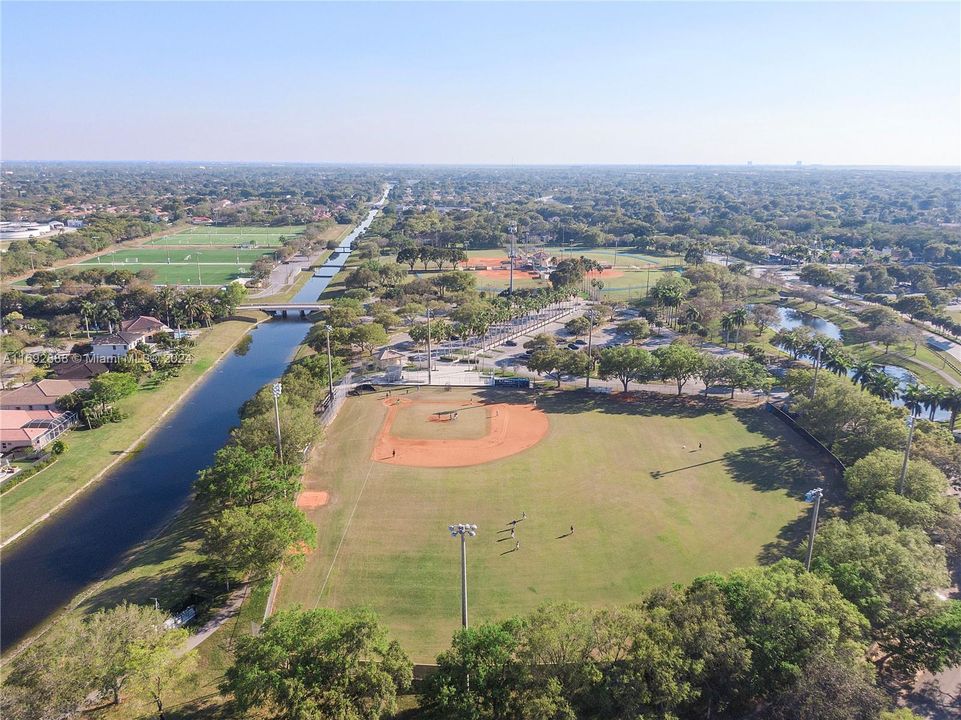 Baseball Field across the street