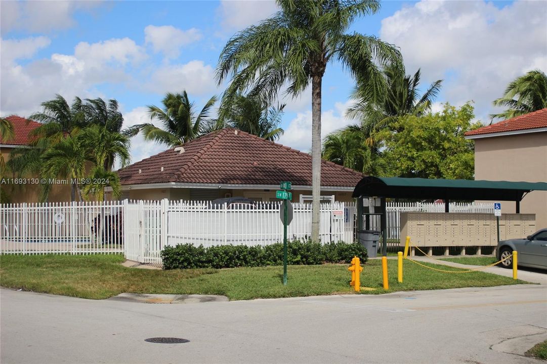 community Pool at front of the unit.