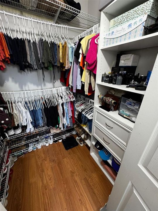 Master closet