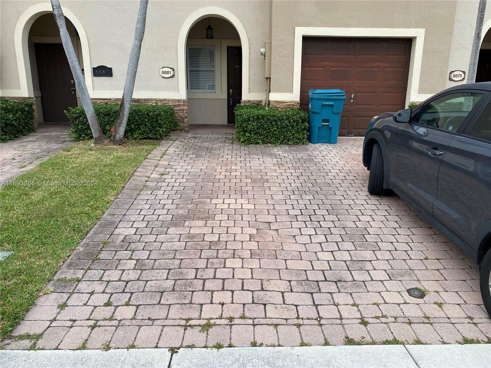 Front driveway