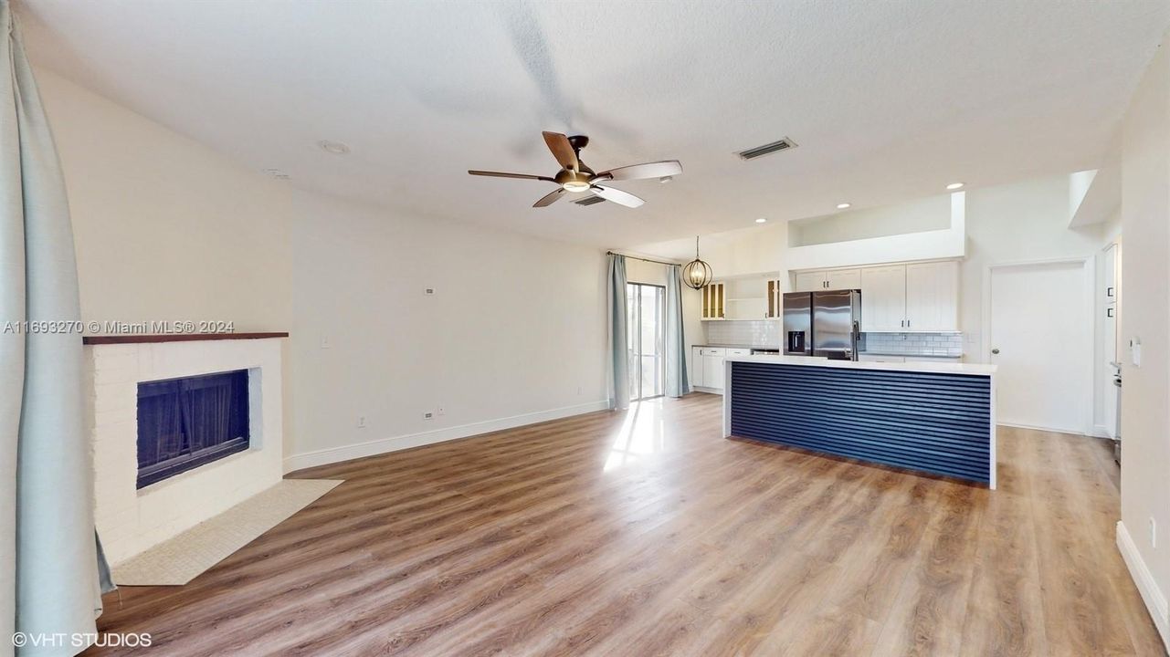 Dining room facing kitchen