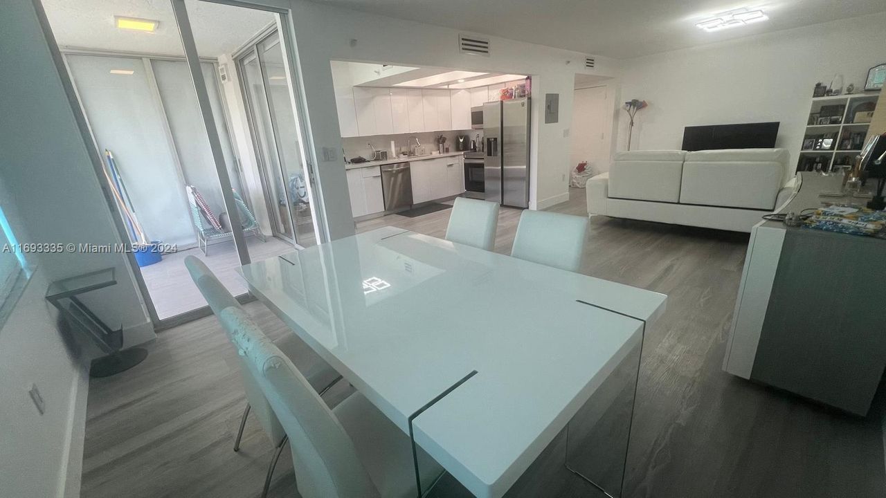 Dinning,living,Kitchen & Balcony