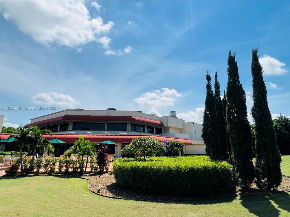 Restaurant and Clubhouse; other amenity rooms.