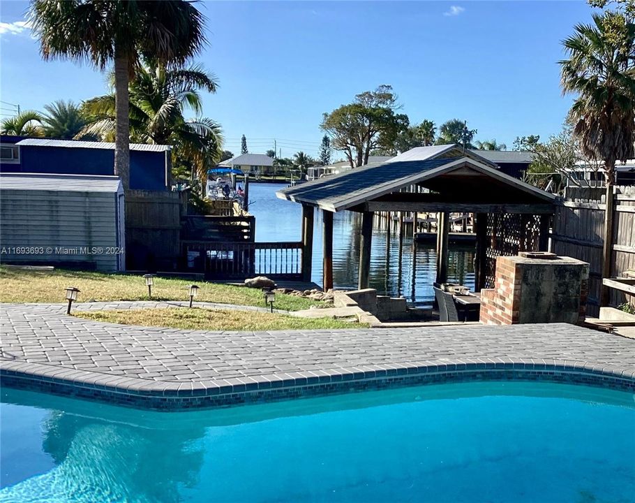 Cocoa Beach ocean  access Canal