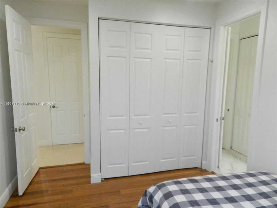 Alternate view of Bedroom #2 - entry to shared bathroom right