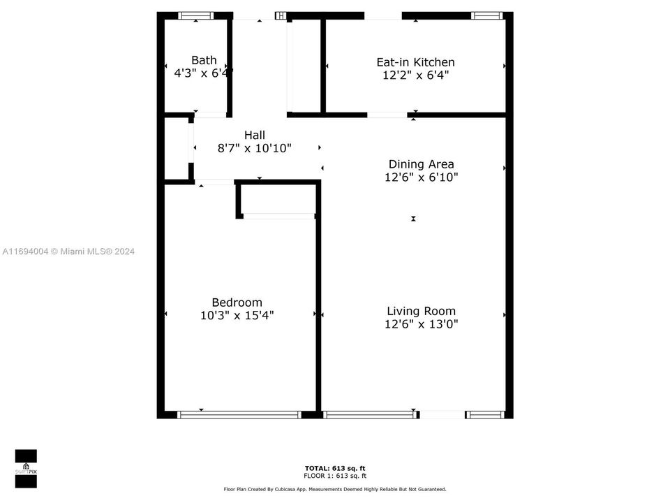 For Sale: $225,000 (1 beds, 1 baths, 805 Square Feet)