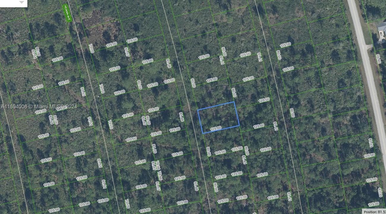 На продажу: $14,900 (0.23 acres)