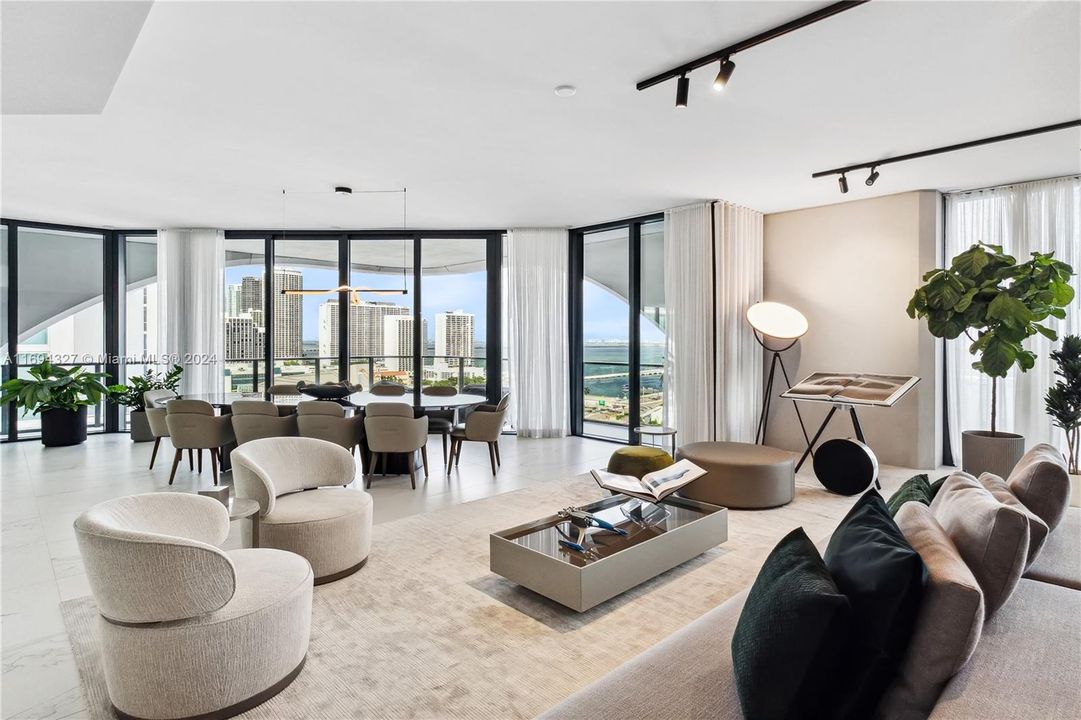 Living Room Overlooking the Bay