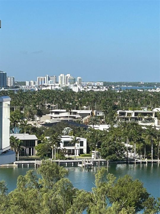 View to Allison and La Gorce Islands