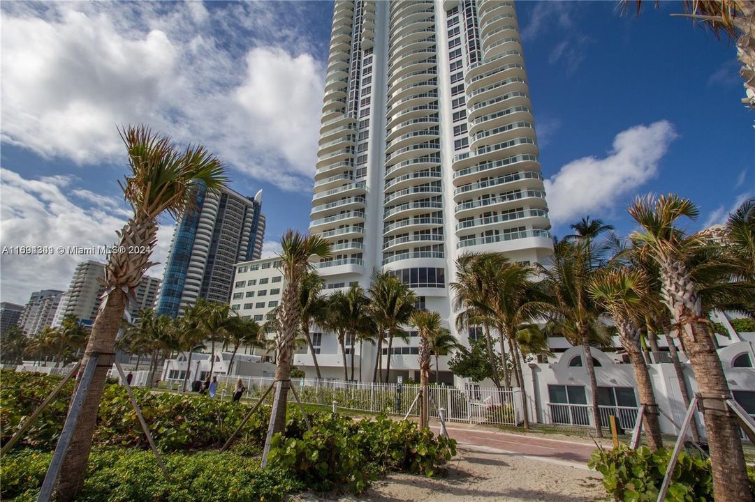 Building view from Beach