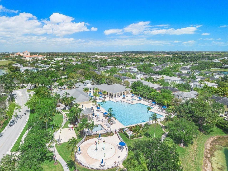 Arial view Clubhouse