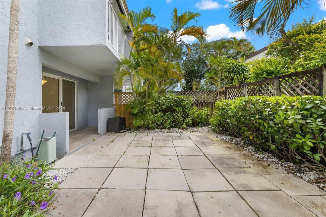 Private FENCED Patio