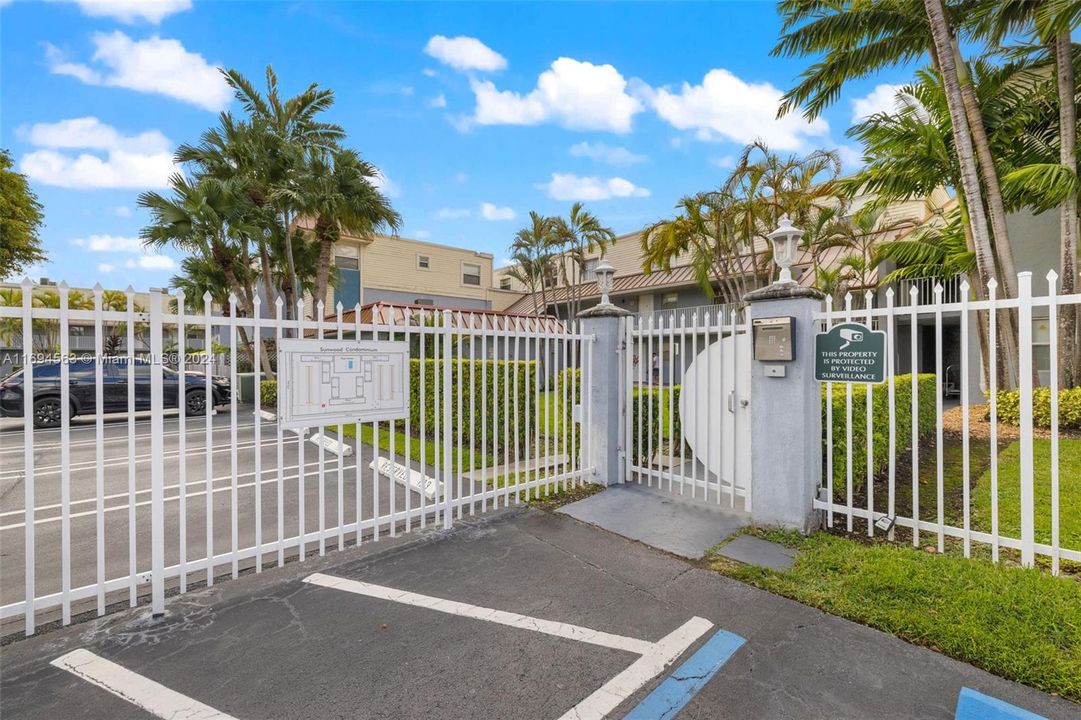 Secure Entrance to Complex