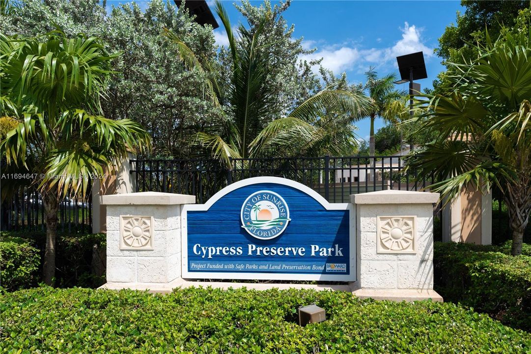 Cypress Preserve Park