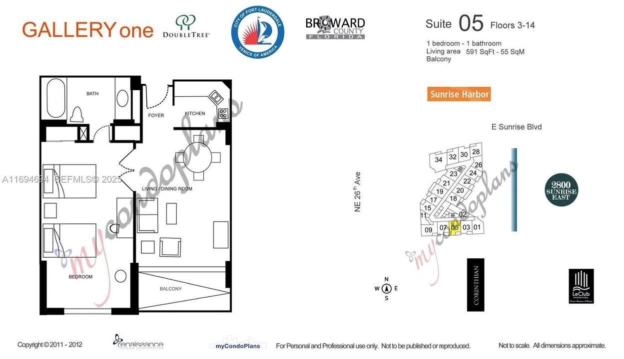 For Sale: $134,900 (1 beds, 1 baths, 591 Square Feet)