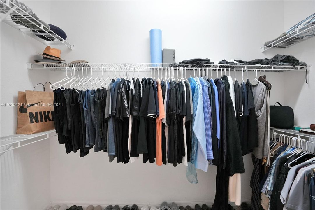 His Walking Closet