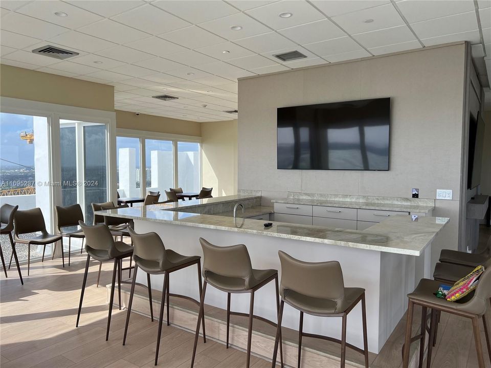 Newly renovated 27th floor Skylounge