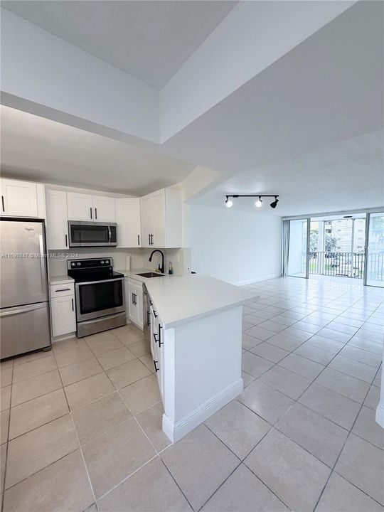 Living room and Kitchen