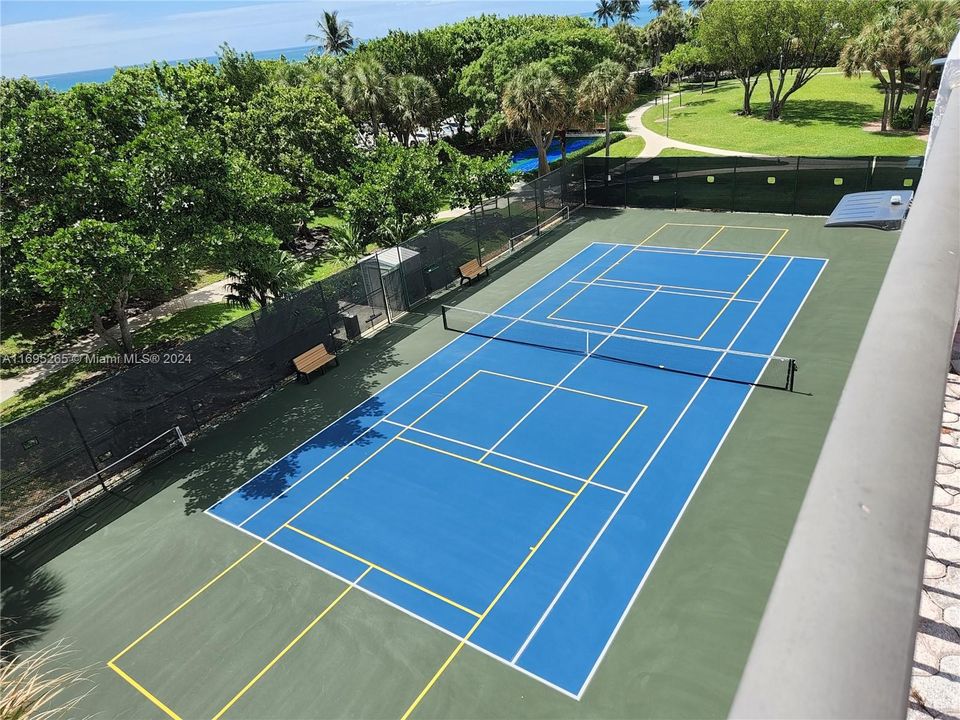 Lighted tennis courts and pickle courts