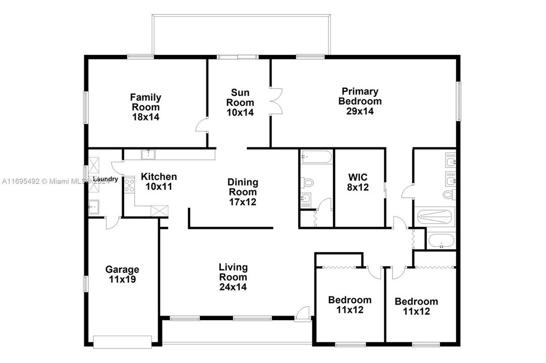 En Venta: $695,000 (3 camas, 2 baños, 2468 Pies cuadrados)