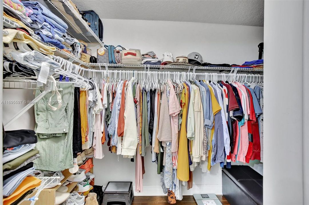 Master closet