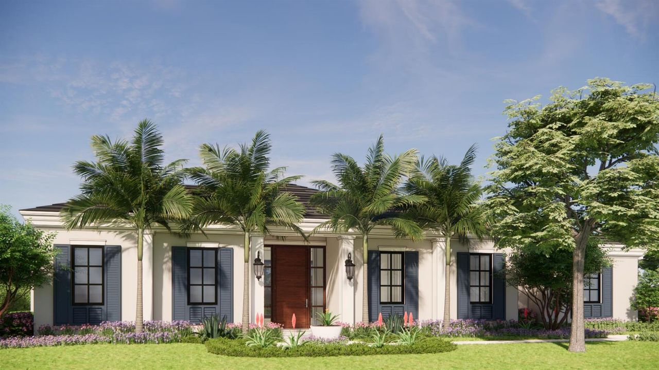 lot 5 - front 1 actual landscaping