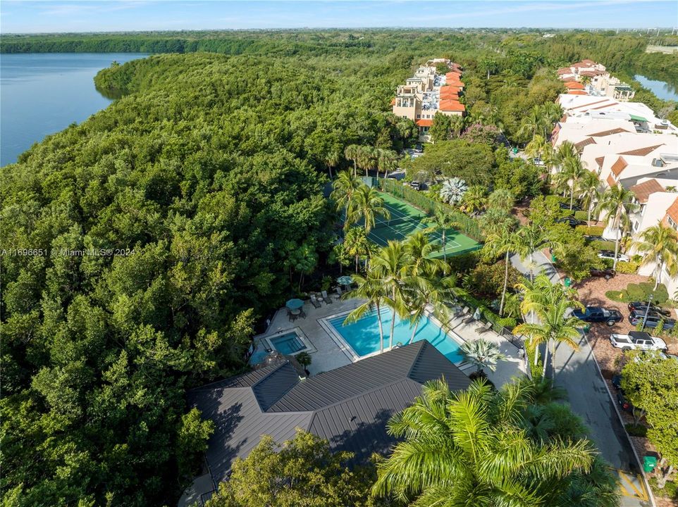 Aerial Pool View