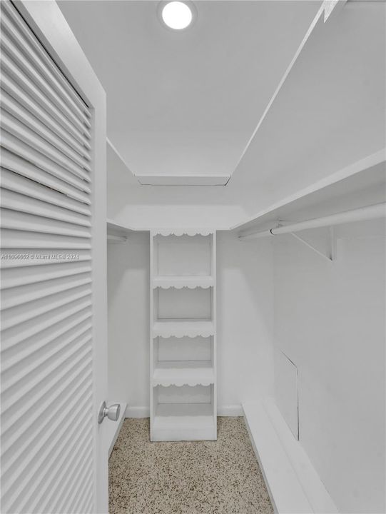 Primary walk-in closet