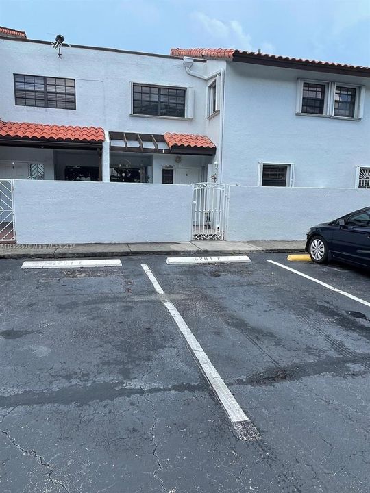 Front Assigned parking spaces