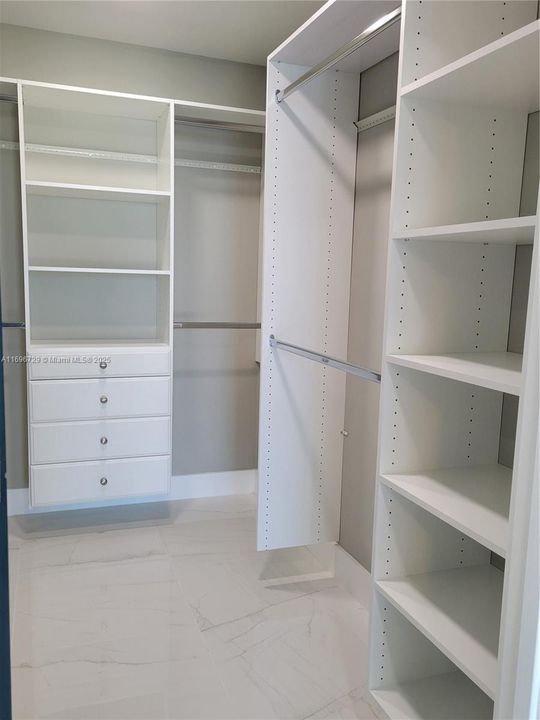 Master closet