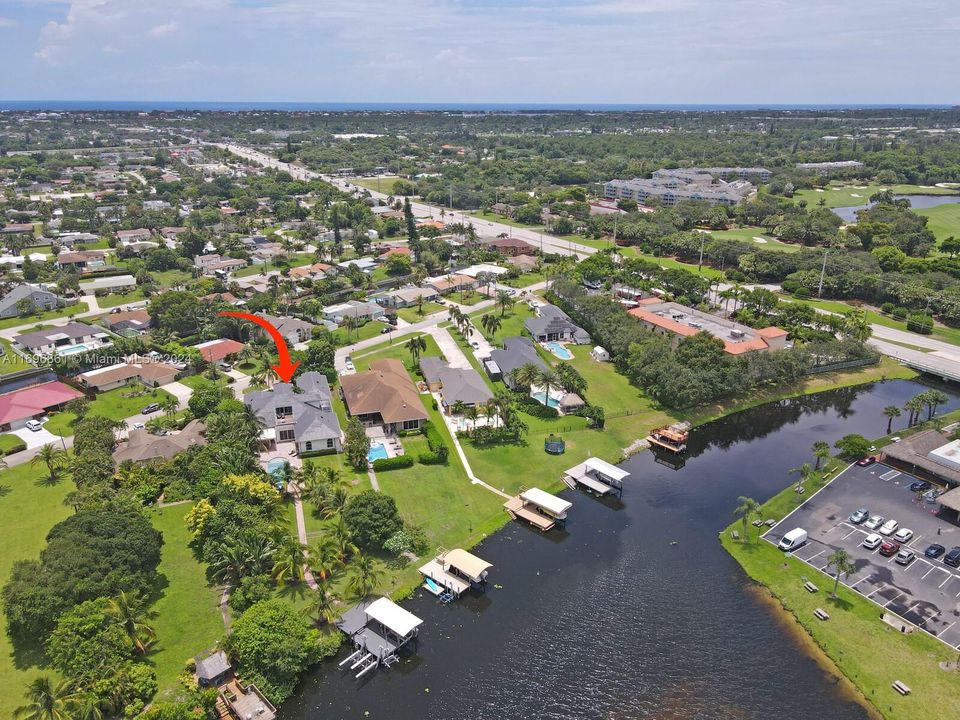 Aerial View on Lake Osborne