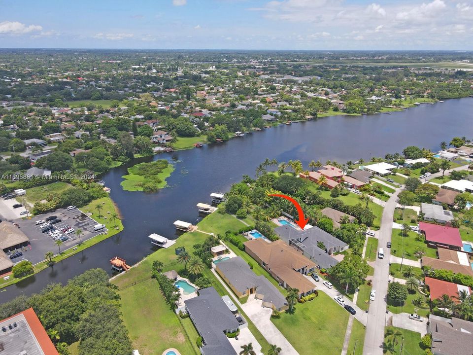 Aerial View on Lake Osborne