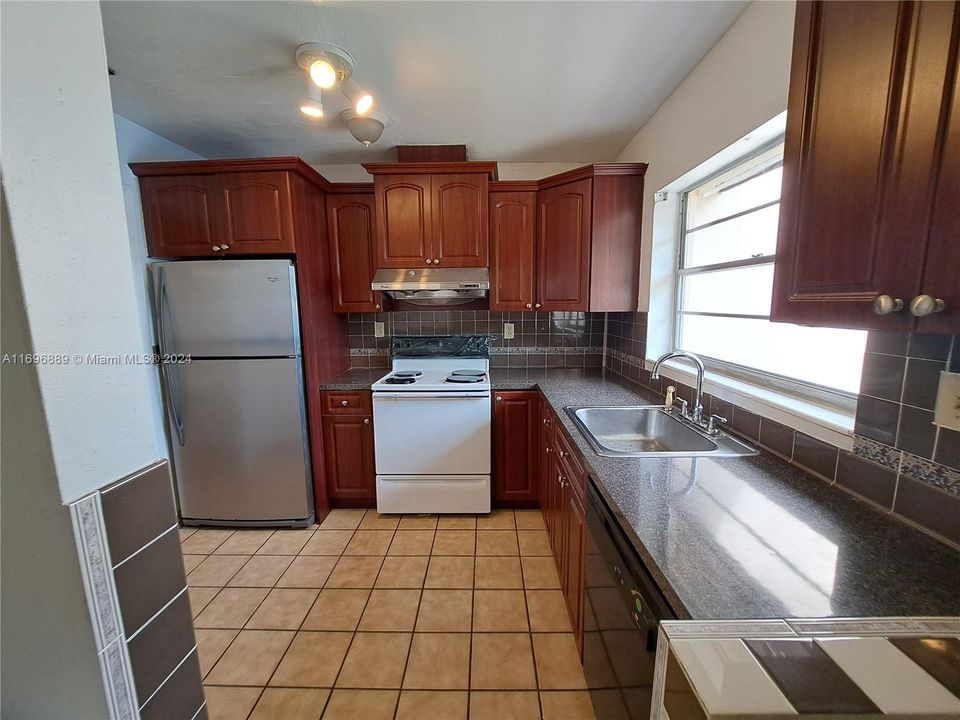 Updated kitchen cabinets