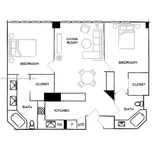 Recently Rented: $5,306 (2 beds, 2 baths, 1320 Square Feet)