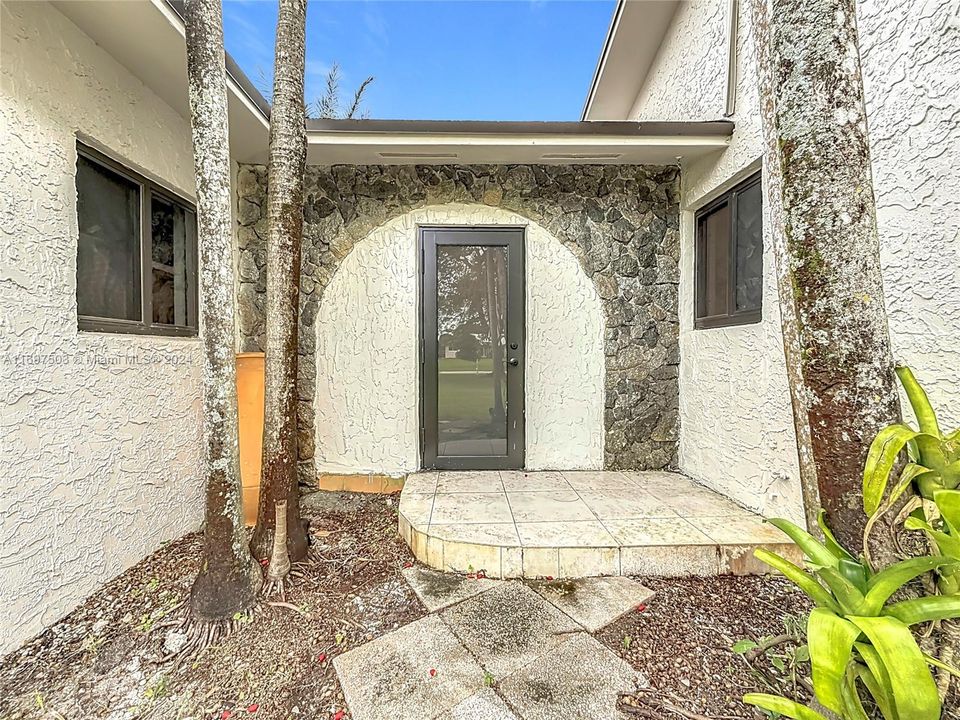 Office entrance, north front door