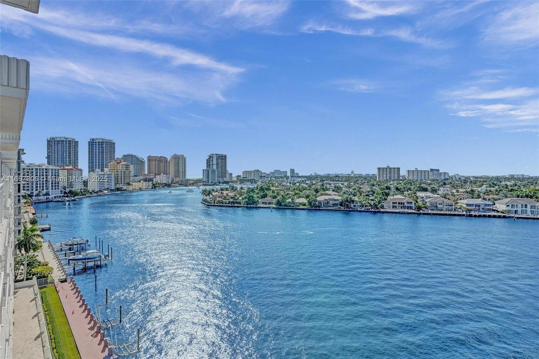 From Balcony south looking