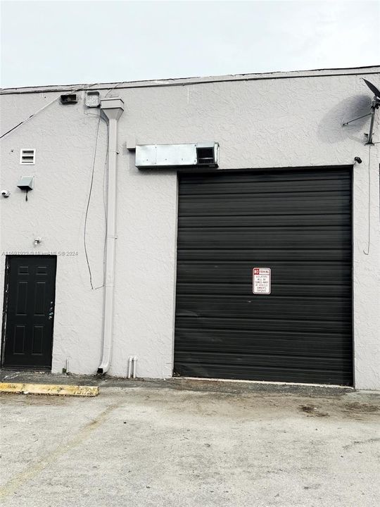 Back Garage and side door