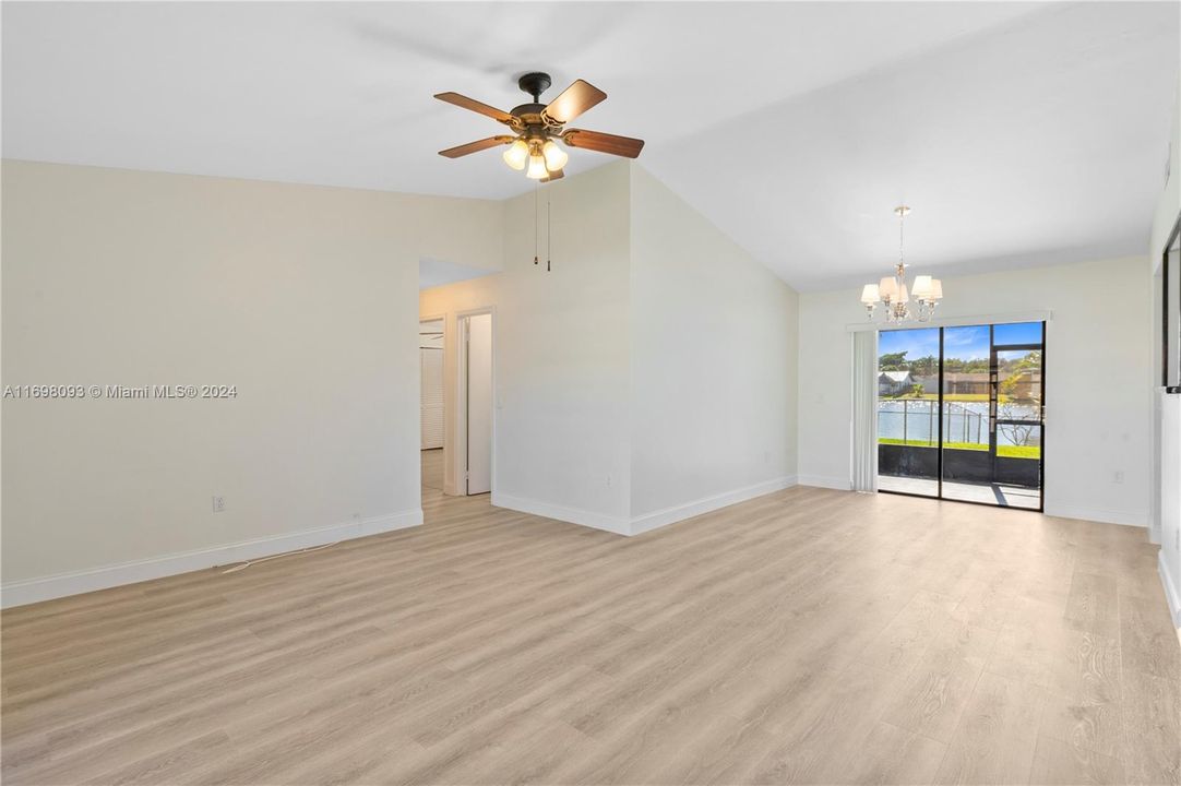 Living Room and Dining Area