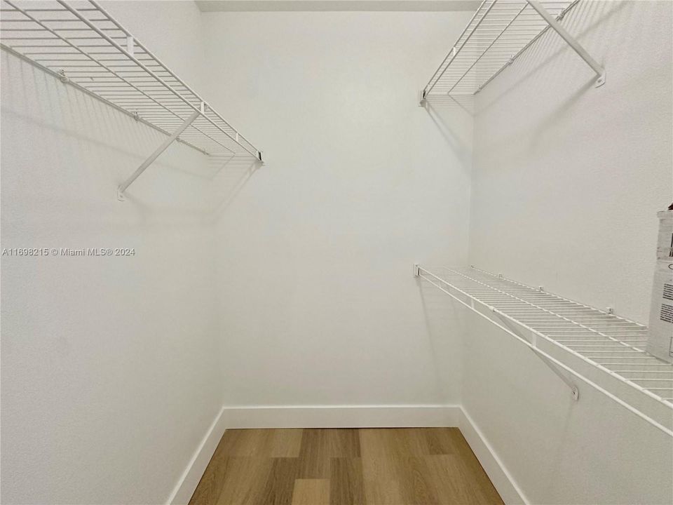 Master Walk-in closet